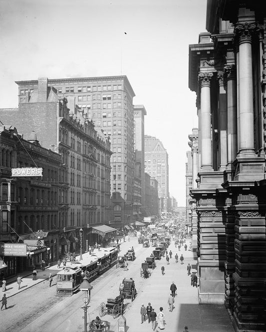 Randolph Street 1900 Print