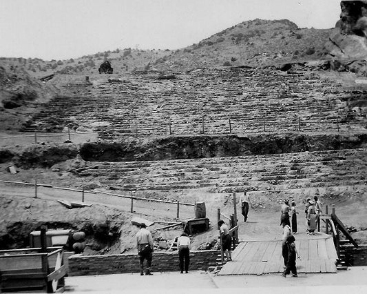 Red Rocks Amphitheatre Construction 1930s Print