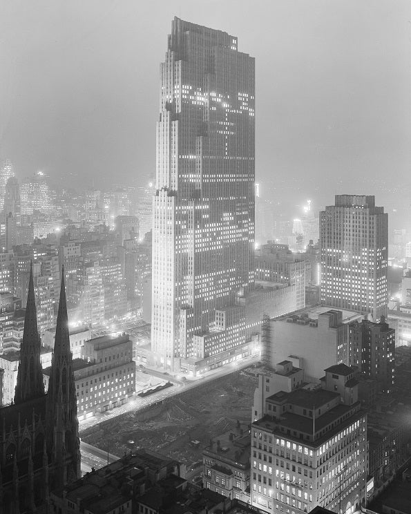 Rockefeller Center 1933 Print