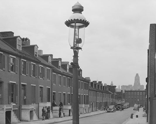 Row Houses 1939 Print