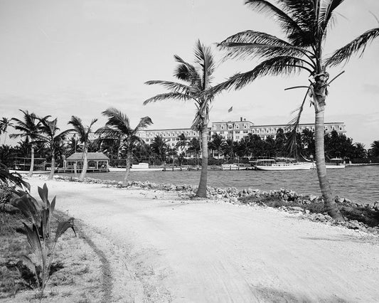 Royal Palm Hotel from Brickell Point 1910s Print