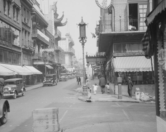 San Francisco's Chinatown 1920s Print