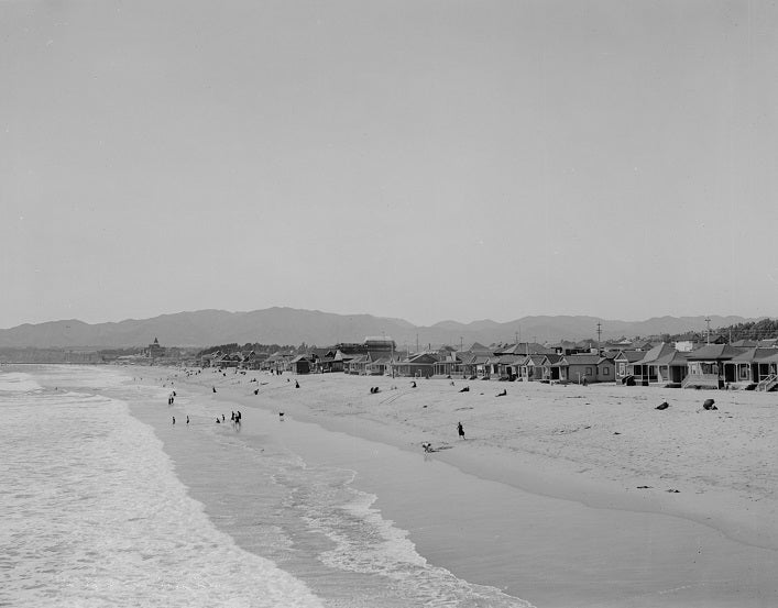 Santa Monica Beach 1905 Print