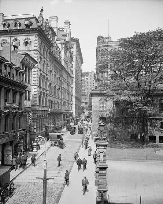 School Street 1906 Print