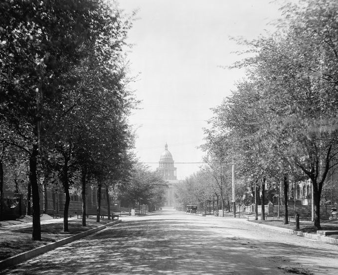 Sherman Avenue 1908 Print