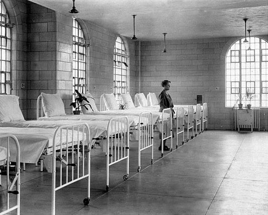 Sick ward of Women's House of Detention.