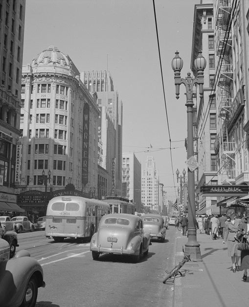 South Hill Street 1942 Print