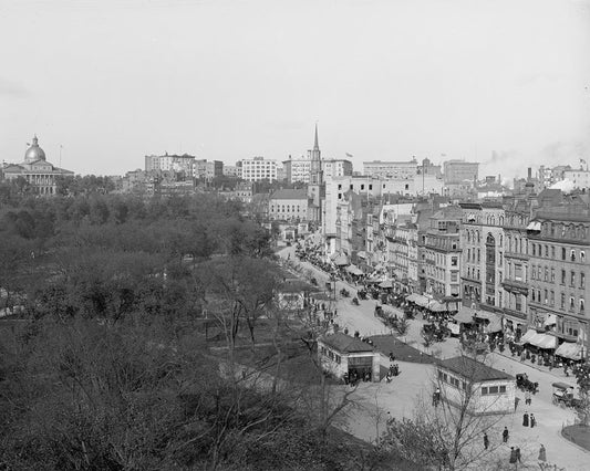 Tremont Street 1890s Print