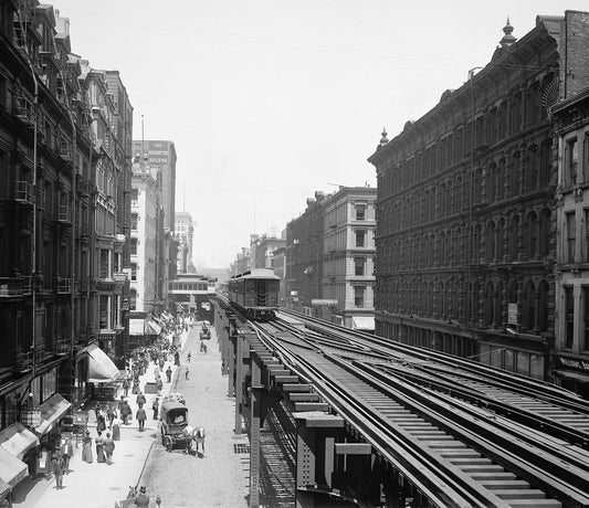 Wabash Avenue 1900 Print