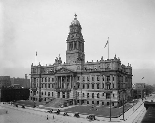 Wayne County Building 1910 Print