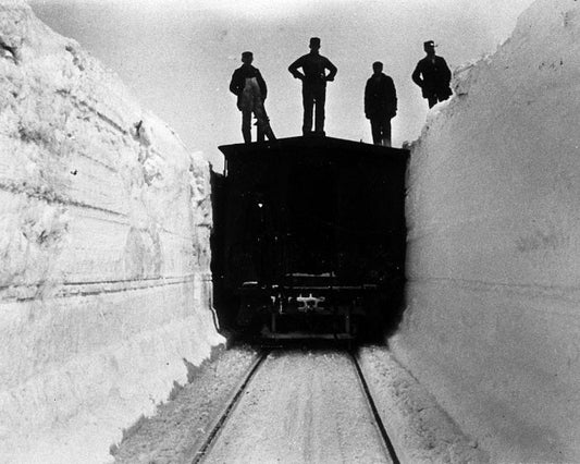 Winter in Minnesota 1880s Print
