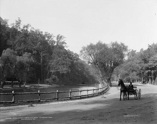 Wissahickon Creek 1908 Print