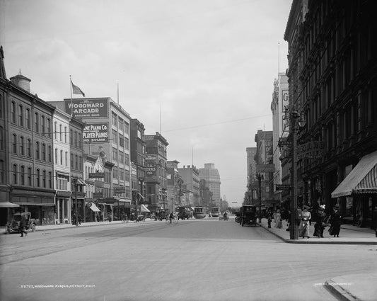 Woodward Avenue 1900 Print